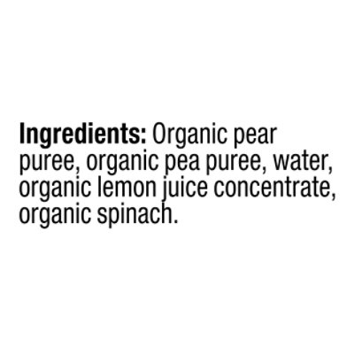 Plum Organics Baby Food Stage 2 Spinach Peas & Pear - 4.22 Oz - Image 4