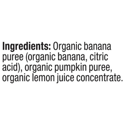 Plum Organics Baby Food Stage 2 Pumpkin & Banana - 4.22 Oz - Image 4