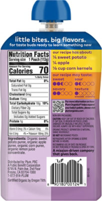 Plum Organics Baby Food Stage 2 Sweet Potato Corn & Apple - 4.22 Oz - Image 5