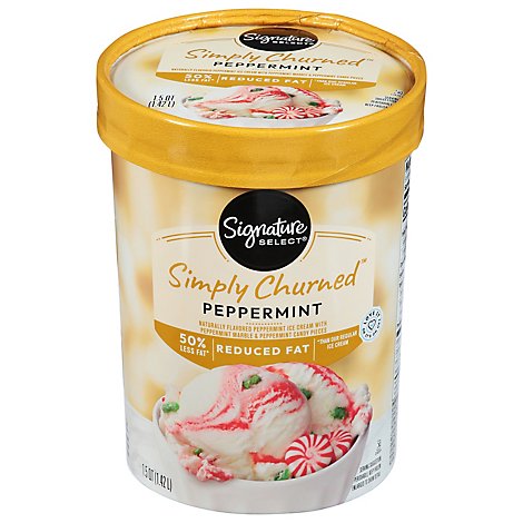 Signature SELECT Seasons Ice Cream Peppermint 1.5 Quart - 1.42 Liter