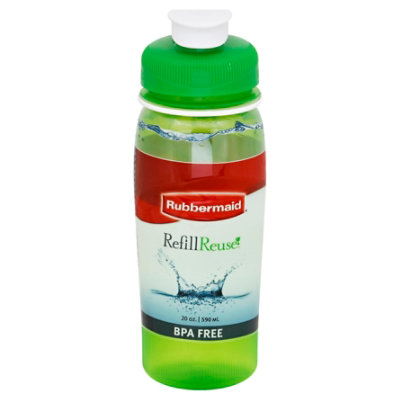 Rubbermaid 20 oz. Multi-Colored Beverage Bottle 1807578 - The Home