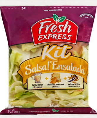 Fresh Express Salad Kit Salsa Ensalada Prepacked - 11.9 Oz - Image 1