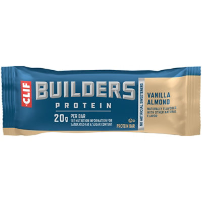 CLIF BUILDERS Vanilla Almond 20g Protein Bar - 1 Count