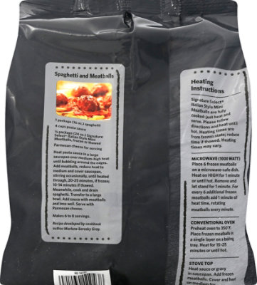Signature SELECT Meatballs Mini Italian Style Party Size - 48 Oz - Image 6
