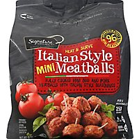Signature SELECT Meatballs Italian Style Mini Party Size - 48 Oz - Image 2