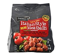 Signature SELECT Meatballs Italian Style Mini Party Size - 48 Oz