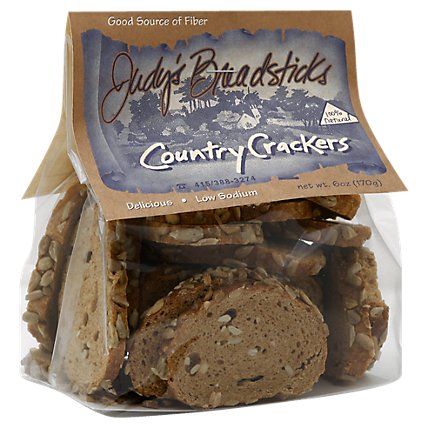 Judys Breadsticks Country Crackers - 6 Oz - Image 1