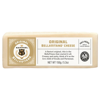 Sartori Gold Bellavitano Cheese Wedge - 5.3 Oz. - Image 1