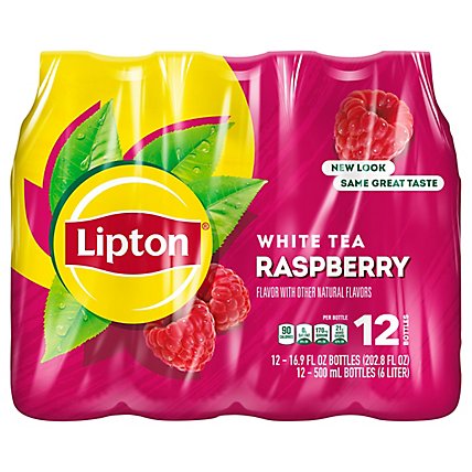 Lipton Iced Tea White Tea Raspberry - 12-16.9 Fl. Oz. - Image 3