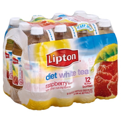 Lipton Green Tea White Peach - 12-16.9Fl. Oz - Albertsons