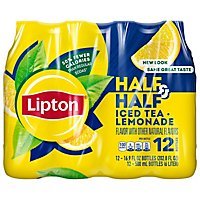Lipton Iced Tea Half & Half Lemonade - 12-16.9 Fl. Oz. - Image 1