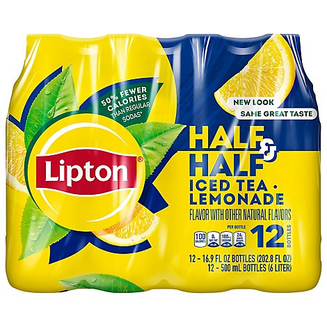 Lipton Iced Tea Half & Half Lemonade - 12-16.9 Fl. Oz.