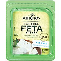 Athenos Cheese Feta Chunk Traditional Fat Free - 6 Oz - Image 2