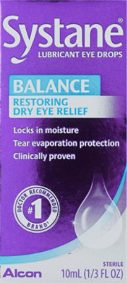 Systane Eye Drops Lubricant Balance Restorative Formula - 0.33 Fl. Oz. - Image 2