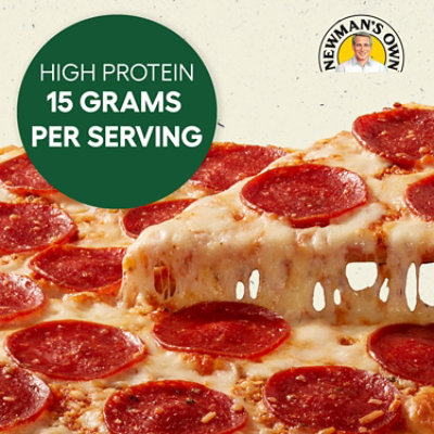 Newmans Own Pizza Thin & Crispy Pepperoni Frozen - 15.1 Oz - Image 4