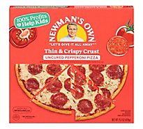 Newmans Own Pizza Thin & Crispy Pepperoni Frozen - 13.2 Oz