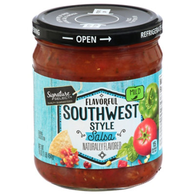 Signature SELECT Salsa Southwest Mild Jar - 16 Oz