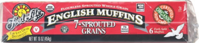 Food For Life English Muffins 7 Sprouted Grains 6 Count - 16 Oz - Image 6