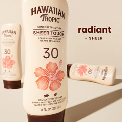 Hawaiian Tropic Sheer Touch Ultra Radiance Broad Spectrum SPF 30 Sunscreen Lotion - 8 Oz - Image 2