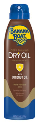 Banana Boat Deep Tanning Dry Oil SPF 4 Sunscreen Clear Spray - 6 Oz - Image 2