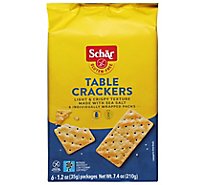 Schar Table Crackers Gluten Free - 7.4 Oz