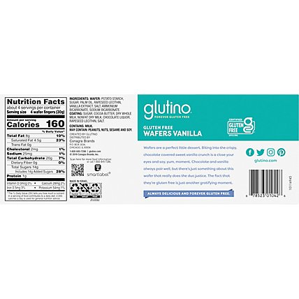 Glutino Vanilla Wafer Cookies Gluten Free - 4.6 Oz - Image 6