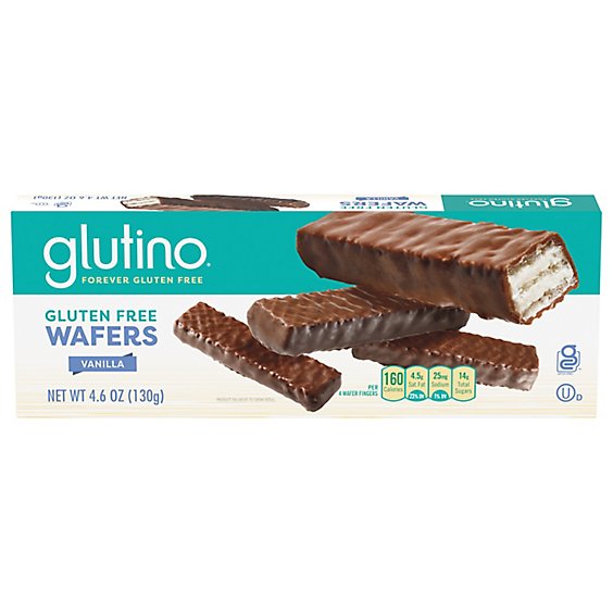 Glutino Vanilla Wafer Cookies Gluten Free - 4.6 Oz