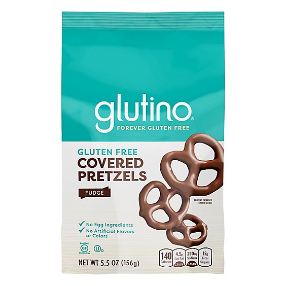 Glutino Chocolate Covered Pretzels Gluten Free - 5.5 Oz