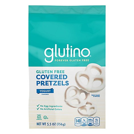 Glutino Yogurt Covered Pretzels Gluten Free- 5.5 Oz