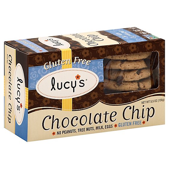 Lucys Cookies Gluten Free Chocolate Chip - 5.5 Oz