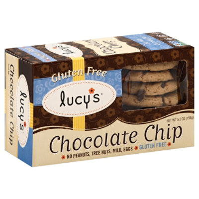 Lucys Cookies Gluten Free Chocolate Chip - 5.5 Oz