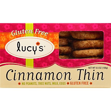 Lucys Cookies Cinnamon Thin - 5.5 Oz - Image 2