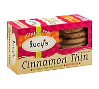 Lucys Cookies Cinnamon Thin - 5.5 Oz