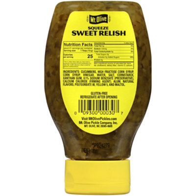 Mt. Olive Relish Sweet Squeeze - 10 Fl. Oz. - Image 6