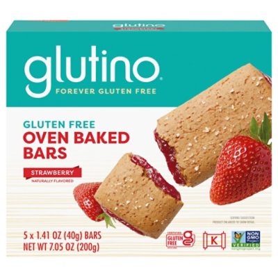 Glutino Breakfast Bars Strawberry Gluten Free - 7.1 Oz - Image 3