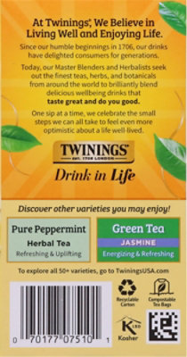 Twinings of London Herbal Tea Caffeine Free Lemon & Ginger - 20 Count - Image 5