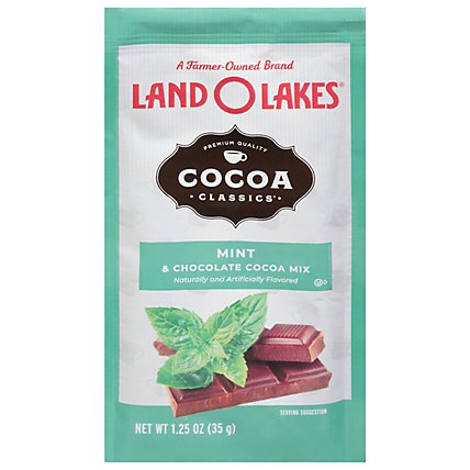Land O Lakes Cocoa Classics Cocoa Mix Hot Mint & Chocolate - 1.25 Oz - Image 3