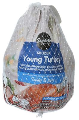 Signature Farms Whole Turkey Frozen - Weight Between 8-12 Lb - Image 1