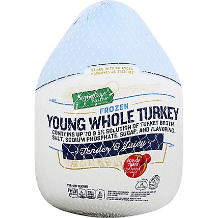 Signature Farms Whole Turkey Frozen - Weight Between 8-12 Lb - Image 1
