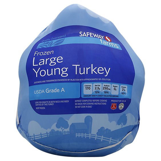Signature Farms Whole Turkey Frozen - Weight Between 20-24 Lb