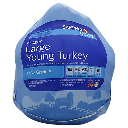 Signature Farms Whole Turkey Frozen - Weight Between 20-24 Lb