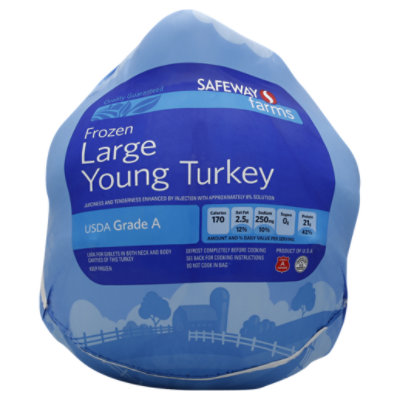 Signature Farms Whole Turkey Frozen - Weight Between 16-20 Lb - Vons