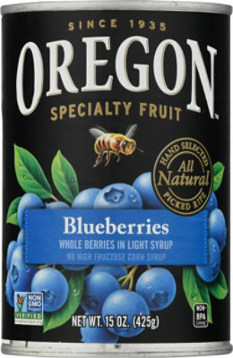 Oregon Fruit Products Blueberries in Light Syrup - 15 Oz - Image 2