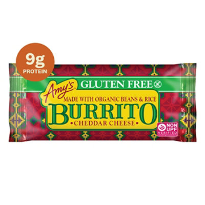 Amy's Gluten Free Bean & Cheese Burrito - 5.5 Oz