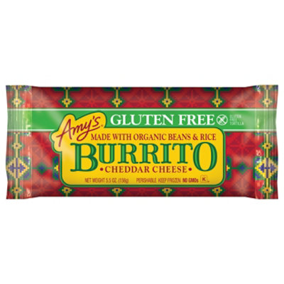 Amy's Gluten Free Bean & Cheese Burrito - 5.5 Oz - Image 3