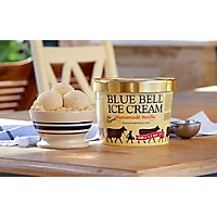 Blue Bell Gold Rim Ice Cream The Original Homemade Vanilla - 1 Half Gallon - Image 4