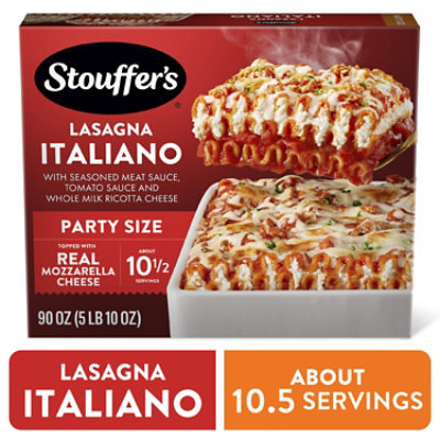 Stouffer's Lasagna Italiano Party Size  Frozen Meal - 90 Oz - Image 1