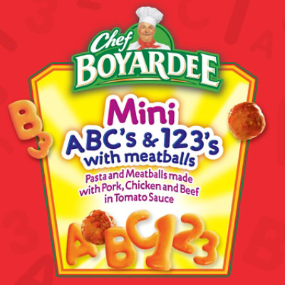 Chef Boyardee Mini ABCs And 123s With Meatballs - 15 Oz - Image 2