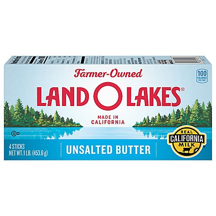 Land O Lakes Unsalted Butter Stick 4 Count - 1 Lb - Image 2