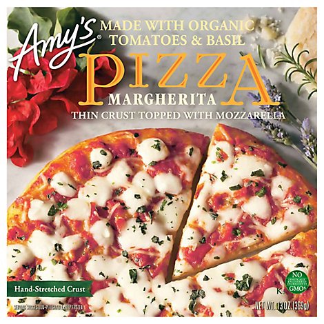 Amys Pizza Margherita Frozen - 13 Oz